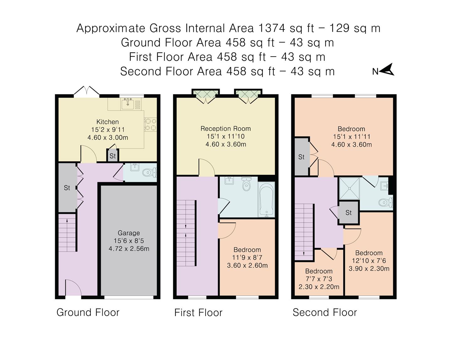 Property details for Robinia Road, Broxbourne Offers In The Region Of £450,000 Sold (STC) Vebra